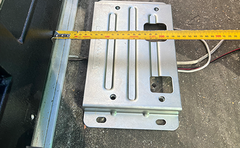 TMT 800LS Sliding gate motor base plate installation