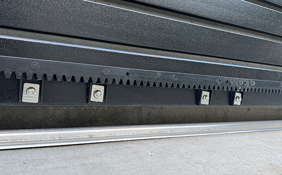 Installing sliding gate racking