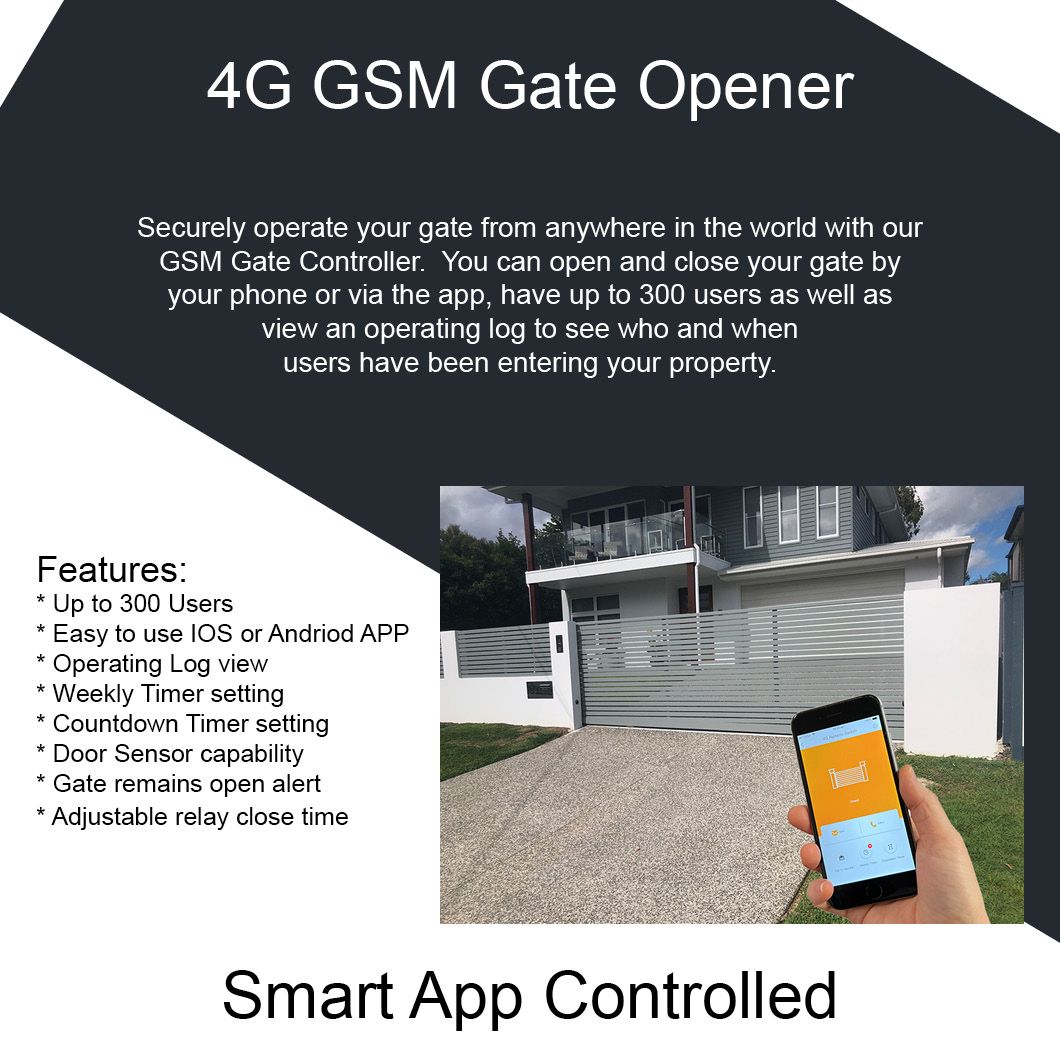 4g gate opener