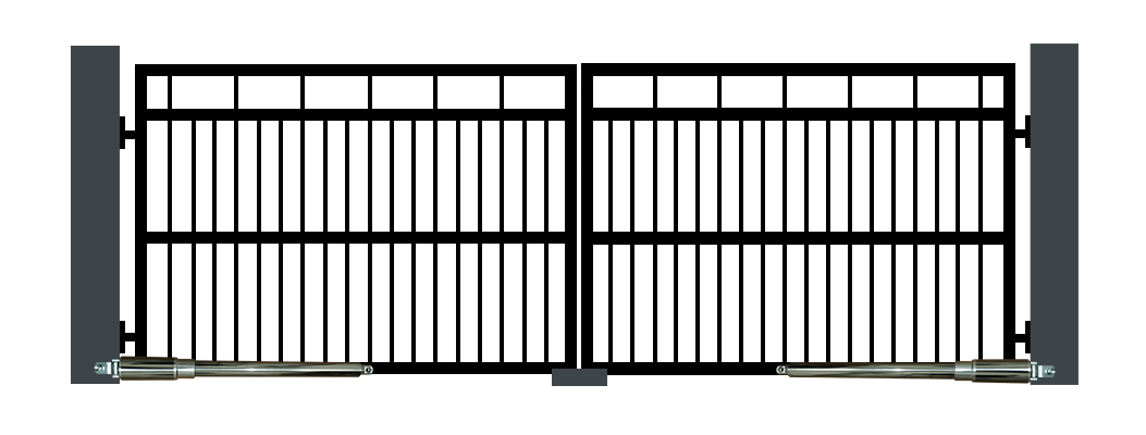 e8 actuator arm placement double gates