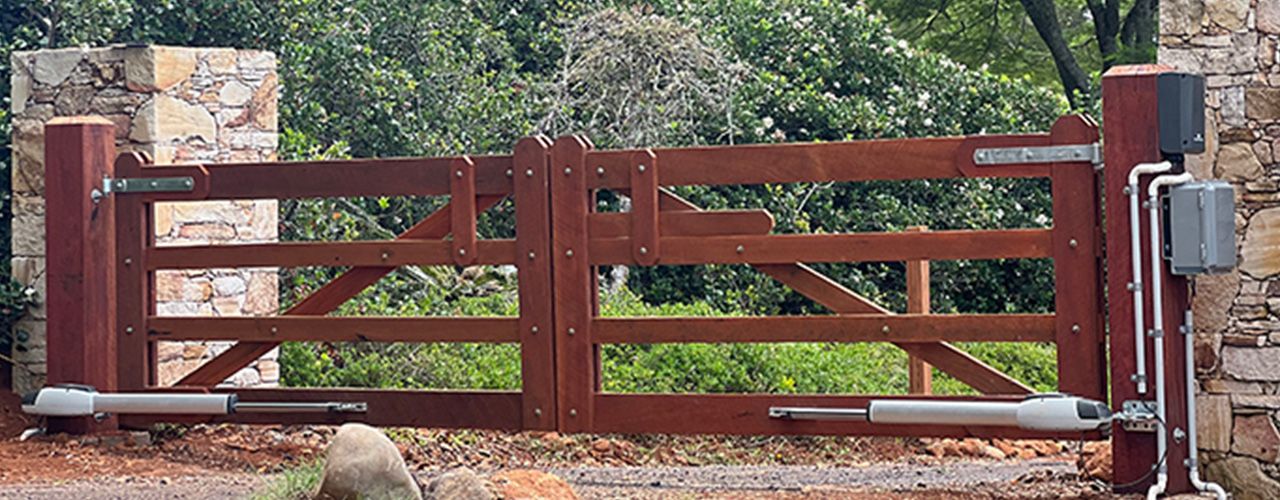 Solar powered gate opener