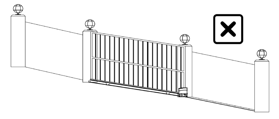 DC400 slide gate opener