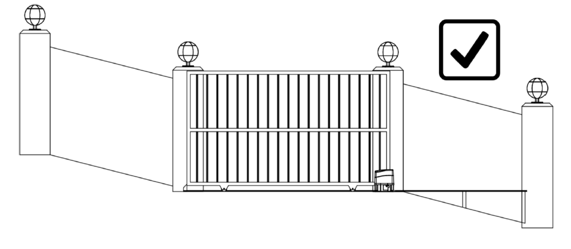 DC400 slide gate opener