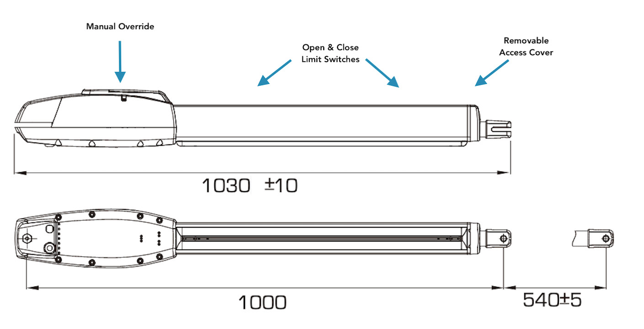 TMT Actuator arm