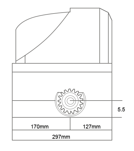 DC400 slide motor